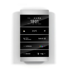 1177-01-al Enertex MeTa² KNX Premium, Alu gebürstet Produktbild front M