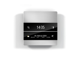 1177-02-al Enertex MeTa² KNX Standard, Alu gebürstet Produktbild front M