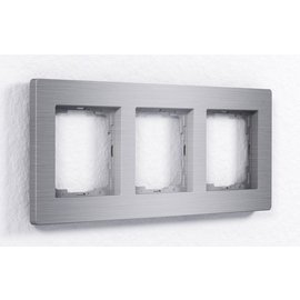 1178-03-al Enertex AluRa dreifach, Alu gebürstet, natur eloxiert Produktbild front M