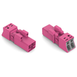 890-292/082-000 Wago Stecker,2- polig,Kod. B,pink Produktbild