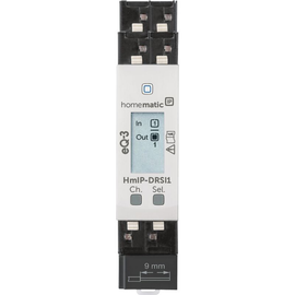 154684A0 EQ-3 Homematic Homematic IP Schaltaktor für Hutschienenmontage-1-fa Produktbild front M