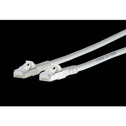 1308450388-E Metz Connect Patchkabel Cat.6A AWG 26 0,3 m weiß Produktbild