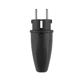 100000039 ABL Orig Stecker 1506 SK+F/B Gummi sw Produktbild