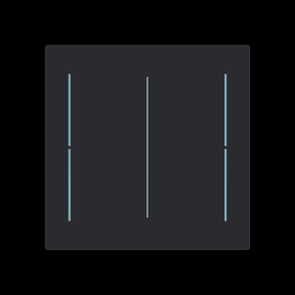 2CKA006199A0420 Busch-Jaeger AL Abdeckung 2-fach LFW/A.2.70.11-45M Produktbild front M