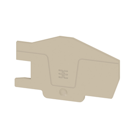 2668810000 Weidmüller AEP ITB 6 BB 2C Abschluss-und Zwischenplatte für Reihen Produktbild front M