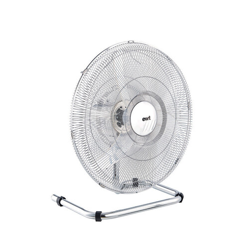 100051 EWT Oscillor 50 Bodenventilator 90 W Silber 85° Oszillation Produktbild Front View L