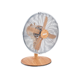 100068 EWT Wood Air Floor Tischventilator 45W Silber/ Holzoptik Produktbild