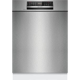 SMU6ZCS16E Bosch Unterbau Geschirrspüler 60cm Gebürsteter Stahl Besteckschublade Produktbild front M