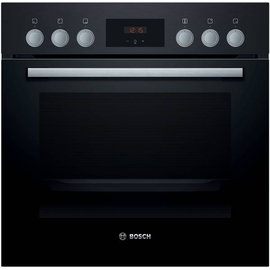 HEF113BA0 Bosch Einbauherd 60x60cm Schwarz Produktbild front M
