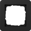 0211153 Gira Abdeckrahmen 1f Gira E1 Schwarz m Produktbild front S