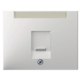 11707009 Berker Zentralstück mit Staubschutzschieber undBeschriftungsfel Produktbild front M