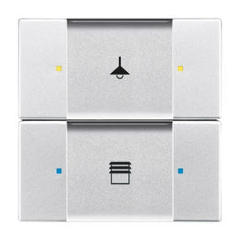 2CKA006116A0185 Busch-Jaeger Bedienelement 2/4-fach 6126/02-83 Produktbild front M