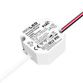 116893 Isoled LED Schalterdosen-PWM- Trafo 12V/DC, 0-12W, Tiefe 24mm, IP65, Produktbild front M