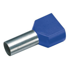 187714 Cimco Twin Aderendhülse isoliert, 16mm² x 14mm, blau Produktbild