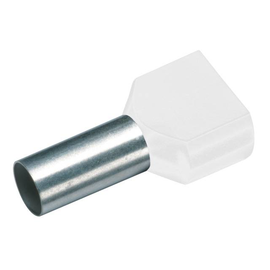 187733 Cimco Zw.Aderendh. 2x0,75mm² x 8mm, weiß Isolation aus PP und Kupfer-D Produktbild front M