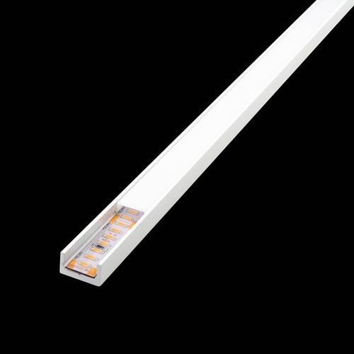 391475 SG Leuchten STRIPLINE PROFIL SURFACE SLIM 1,8m WHITE IN/OUT Produktbild Front View L