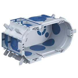 1656-26 Kaiser Unterputz, Doppel-Geräte- Verbindungsdose UP1 ECON® Fix, luftdich Produktbild front M