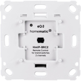 152000A0 EQ-3 Homematic Homematic IP Wandtaster für Markenschalter-2-fach Produktbild