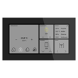 BE-GTS06TS.01S MDT KNX Glas Touch Smart 6 Zoll, KNX Secure, Schwarz Produktbild front S