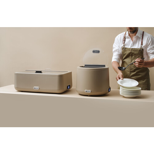 860557 Hendi Suppenkessel UNIQ, HENDI, 8L, Taupe, 220-240V/500W, 365x(H)325mm Produktbild