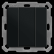 BE-TA550206.02 MDT KNX Taster 55 2-fach, Schwarz matt Produktbild
