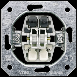 5TD21110KK Siemens DELTA Geräteeinsatz UP Doppeltaster ohne Krallen, 2 Schließ Produktbild