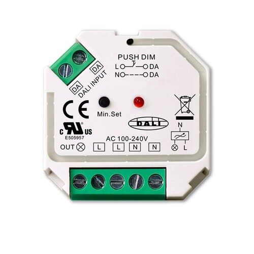 115064 Isoled DALI-2 DT6 / Push Phasenabschnitt-Dimmer Produktbild