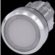 3SU10510AA600AA0 Siemens Drucktaster, beleuchtet, 22mm, rund, Metall, hochgla Produktbild front S