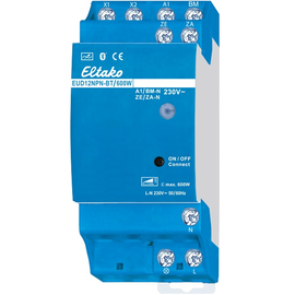 21100809 Eltako EUD12NPN-BT/600W-230 Universal-Dimmschalter 2 TE mit Bluetoo Produktbild front M