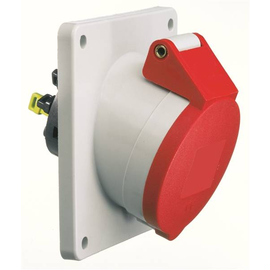 88719911 Bals Anbausteckdose SL 16A 5p 400V 6h IP44 12730 geneigt, rot, QUICK- Produktbild front M