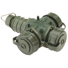 88161335 Bals SCHUKO Dreiwegekupplung TE 16A IP67 grün Ni 7400 Produktbild