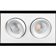 902591 SG Leuchten JUNISTAR LUX SQUARE 2X weiß 2x7W LED 3000K Produktbild front S