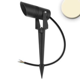 115677 Isoled LED Gartenstrahler rund, Aluminium Produktbild front M