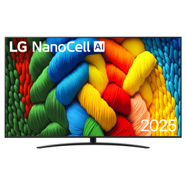 86NANO81A6A.AEU LG 4K NanoCell Smart TV Alpha7 Gen8 AI Prozessor Produktbild front M
