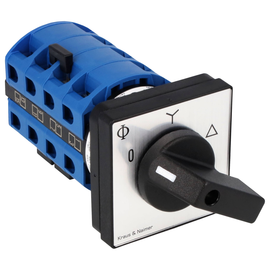 CA20.A410.E Kraus & Naimer Stern- Dreieck-Schalter, 0-Stern-Dreieck, Fron Produktbild front M