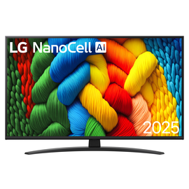 50NANO81A6A.AEU LG Elec. 4K NanoCell Smart TV-60Hz Display-Alpha7 Gen8 AI Pr Produktbild front M