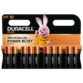 5000394176201 Duracell Plus POWER BOOST AA(MN1500/LR6) BOOST K10 (10 Stk.-Bl.) Produktbild front M