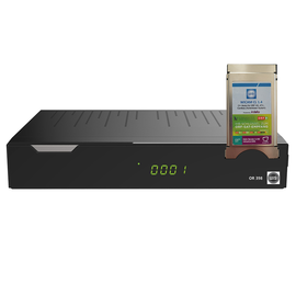 003806 Wisi OR 398-ORF Sat Receiver DVB-S2, CI, PVR, inkl. CI-Modul für ORF Produktbild front M