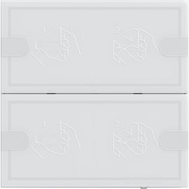 5052003 Gira Tastsens.4 24 V 2f TS4 Weiß Produktbild front M