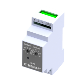 46723 Etherma ITR-70 Elektronischer Verteilereinbauregler, 5-60°C, 16A, 230V Produktbild front M