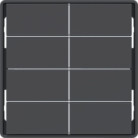 81184026 Berker KNX Q.x Tasten f. TS-GM 8-fach anthrazit matt Produktbild front M