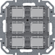 81186000 Berker S.1/B.x/Q.x KNX Taster- Grundmodul Secure TS-GM 6-fach Up Produktbild front S