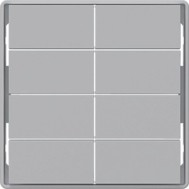 81184029 Berker KNX Q.x Tasten f. TS-GM 8-fach polarweiß matt Produktbild front M