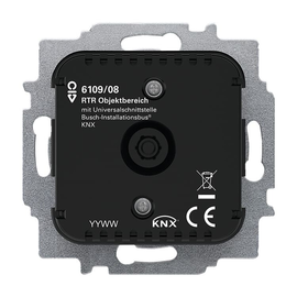 2CKA006134A0312 Busch-Jaeger Objekt RTR mit UP BE 5-fach 6109/08 Produktbild front M