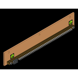 POT4 Mehler Erdungsschiene, Zuleitung 1x35mm2 (Yf) 40 Abgänge 25mm2 (Ym) od. Produktbild front M