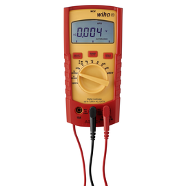 45215 Wiha Digitales Multimeter bis 1.000 V AC, CAT IV inkl. 2x AAA-Batteri Produktbild front M