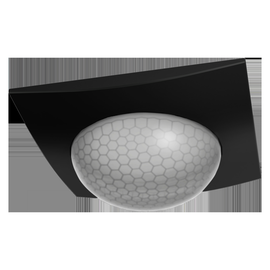 SCN-P360D406.03 MDT KNX Präsenzmelder 360° mit 4 Sensoren, Schwarz matt Produktbild front M