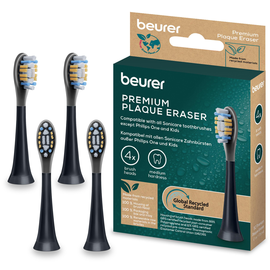 10522 Beurer SC Bürstenköpfe Premium Plaque Eraser  4er Pack Produktbild front M