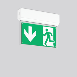 672420.002 RZB Exeo S, 740, weiß Decken- und Wandleuchten, L 255 B 48 H 204, EB, Produktbild front M