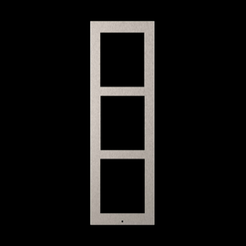 9155023 2N IP Verso-Frame for surface installation, 3 modules-nickel Produktbild front M